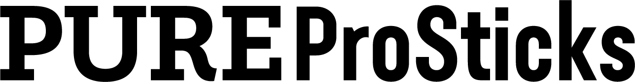 PureProSticks typed word in Black